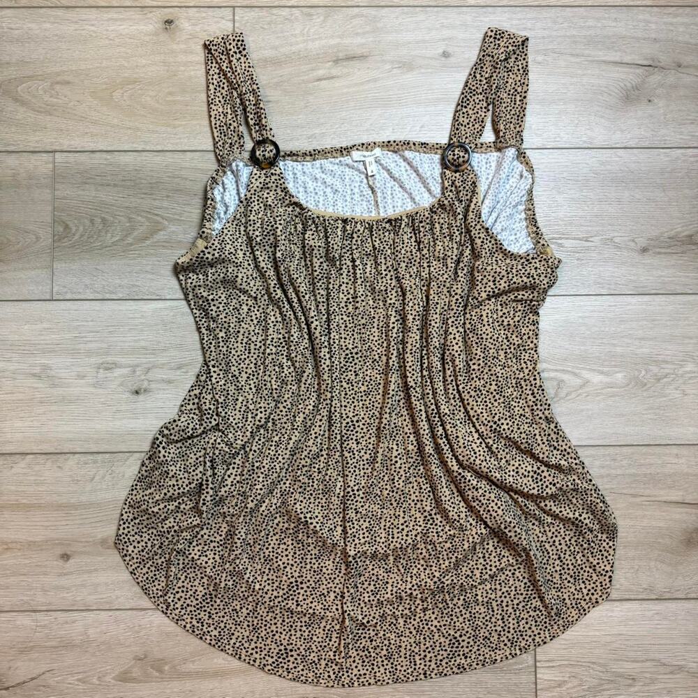 Maurices leopard print y2k style tank top size 4